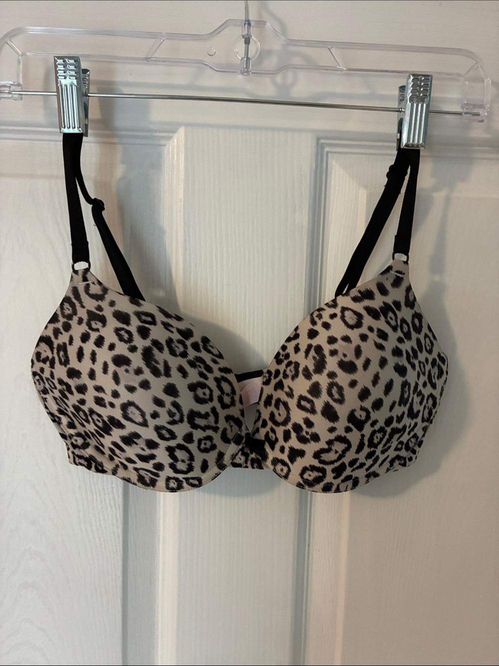 Victoria's Secret Beige and Black Leopard Padded Bra